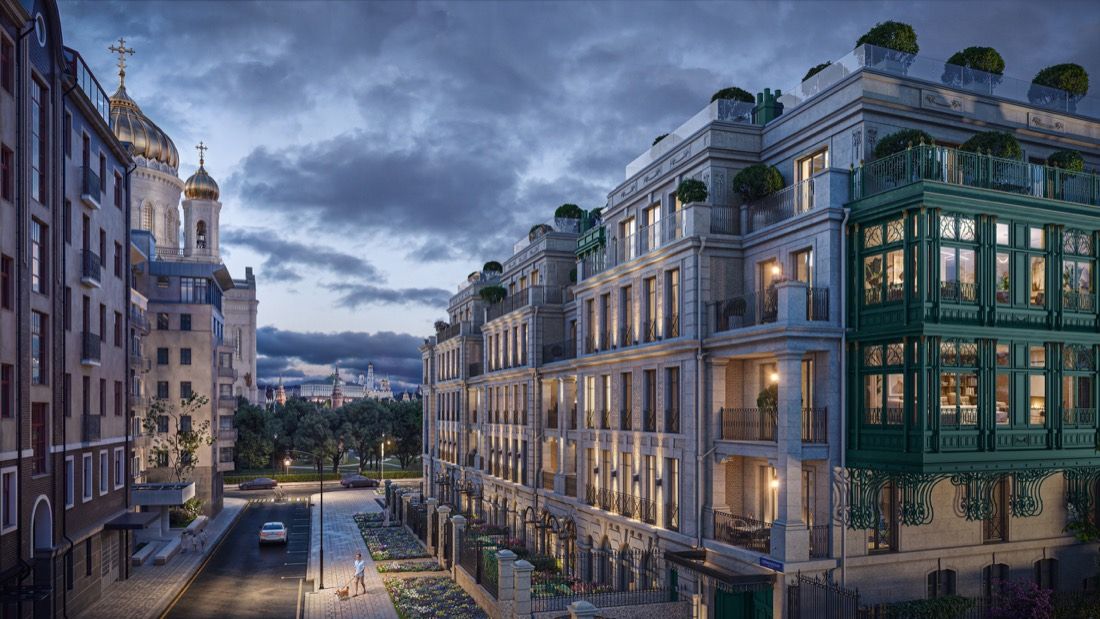 Le Dôme, Москва — архитектурная визуализация для ЛСР, кадр 5