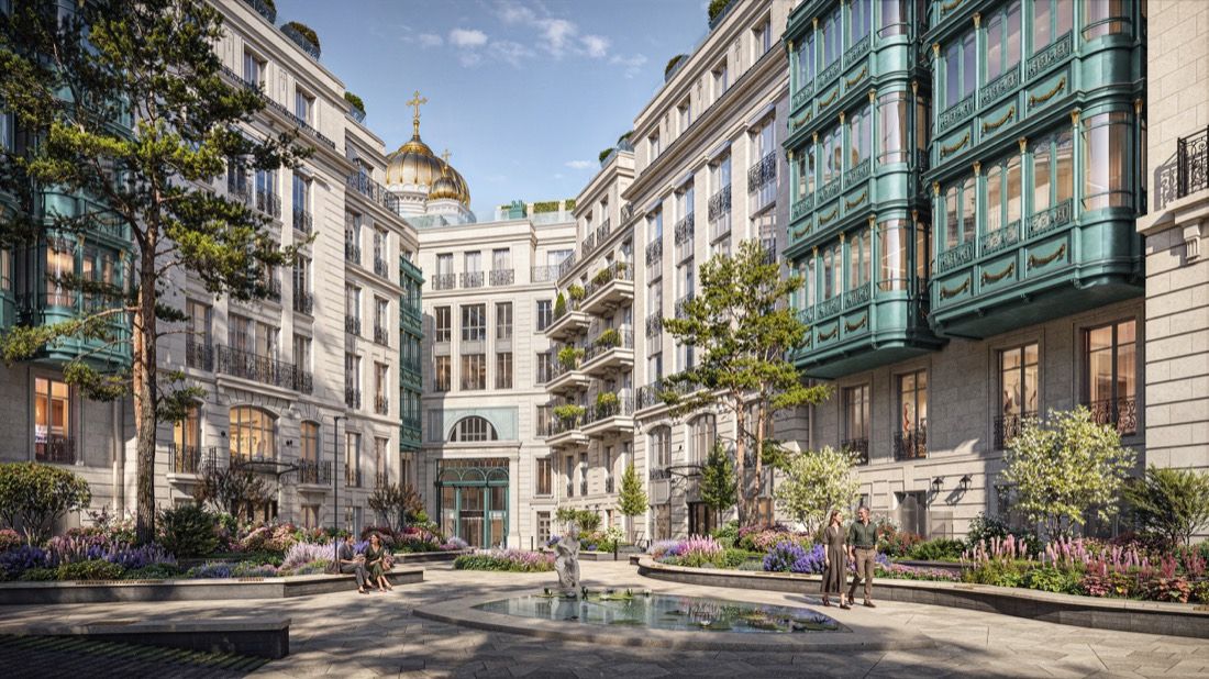 Le Dôme, Москва — архитектурная визуализация для ЛСР, кадр 6
