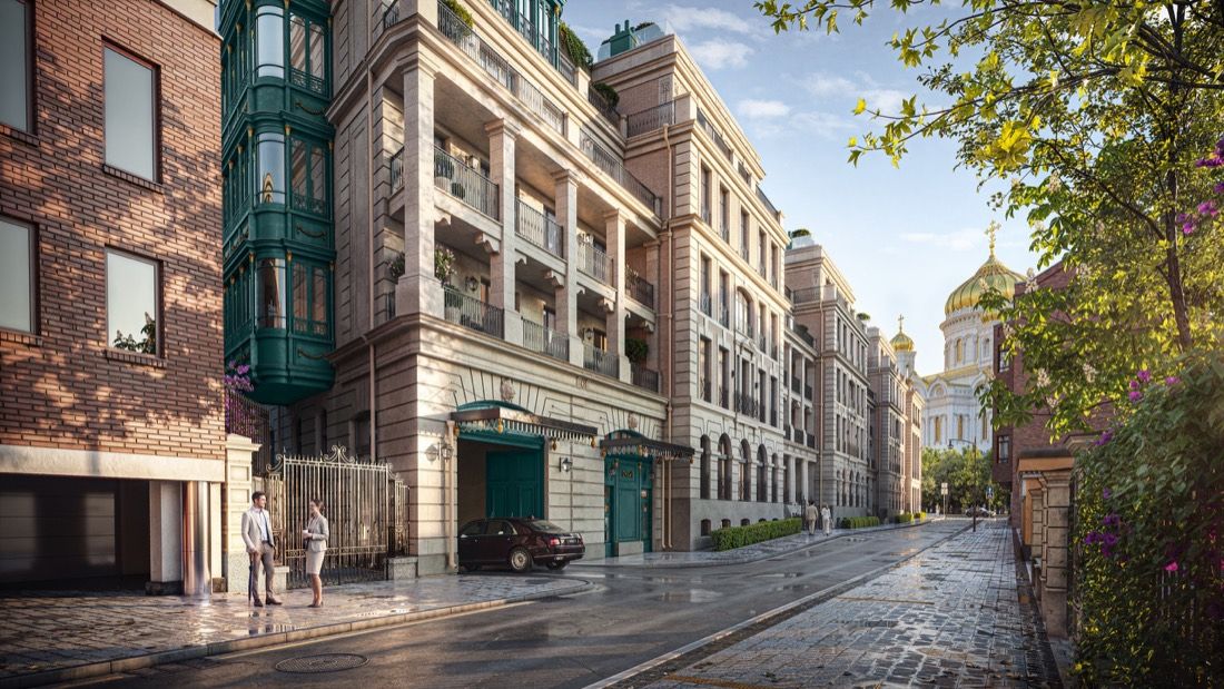 Le Dôme, Москва — архитектурная визуализация для ЛСР, кадр 7