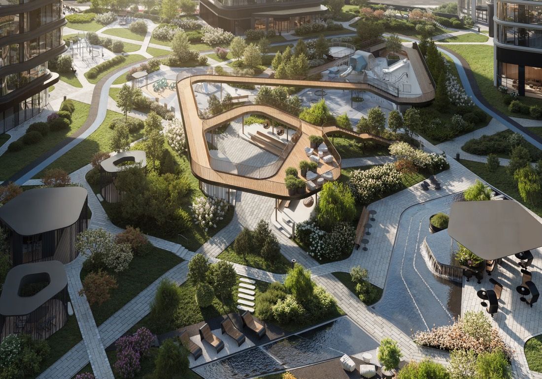 Остров 12.2, Москва — архитектурная 3D-визуализация для Донстрой, кадр 18