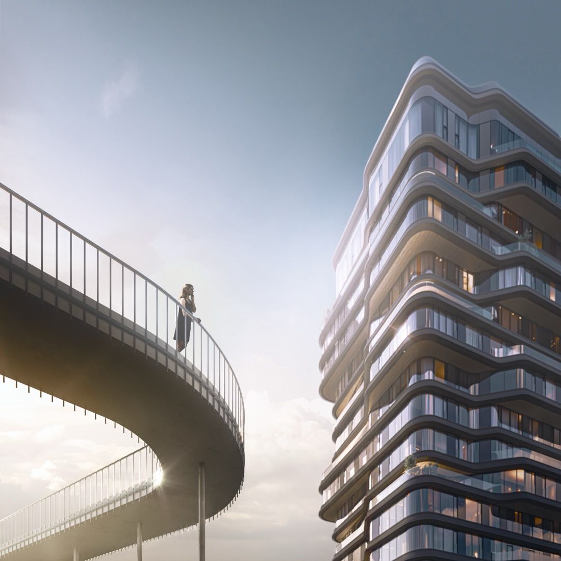 Остров 12.2, Москва — архитектурная 3D-визуализация для Донстрой, кадр 5