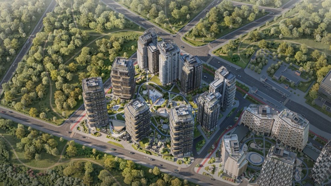 Остров 12.2, Москва — архитектурная 3D-визуализация для Донстрой, кадр 31