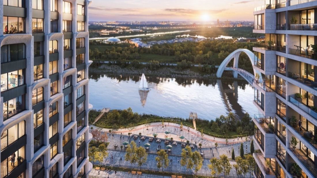 Остров, Москва — 3D-визуализация для Донстрой, кадр 4