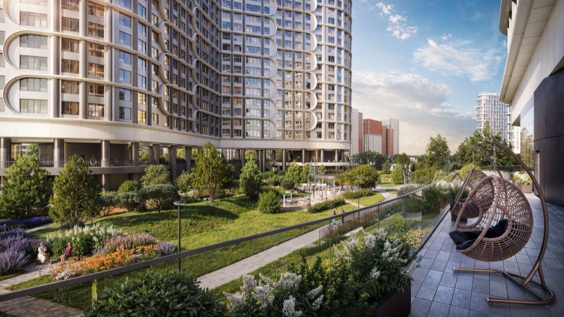 Остров, Москва — 3D-визуализация для Донстрой, кадр 8