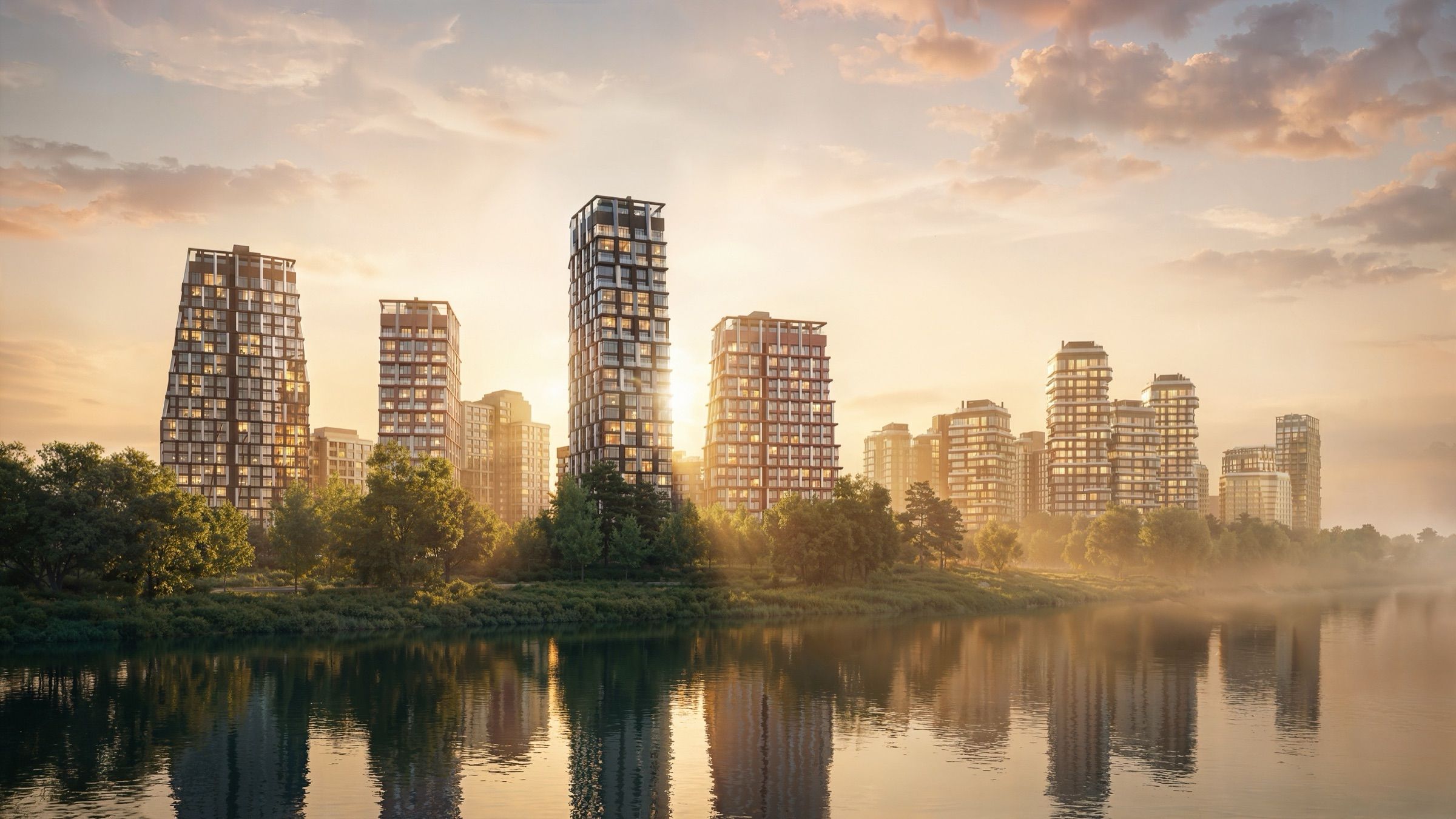 Остров 14, Москва — архитектурная визуализация для Донстрой, кадр 1